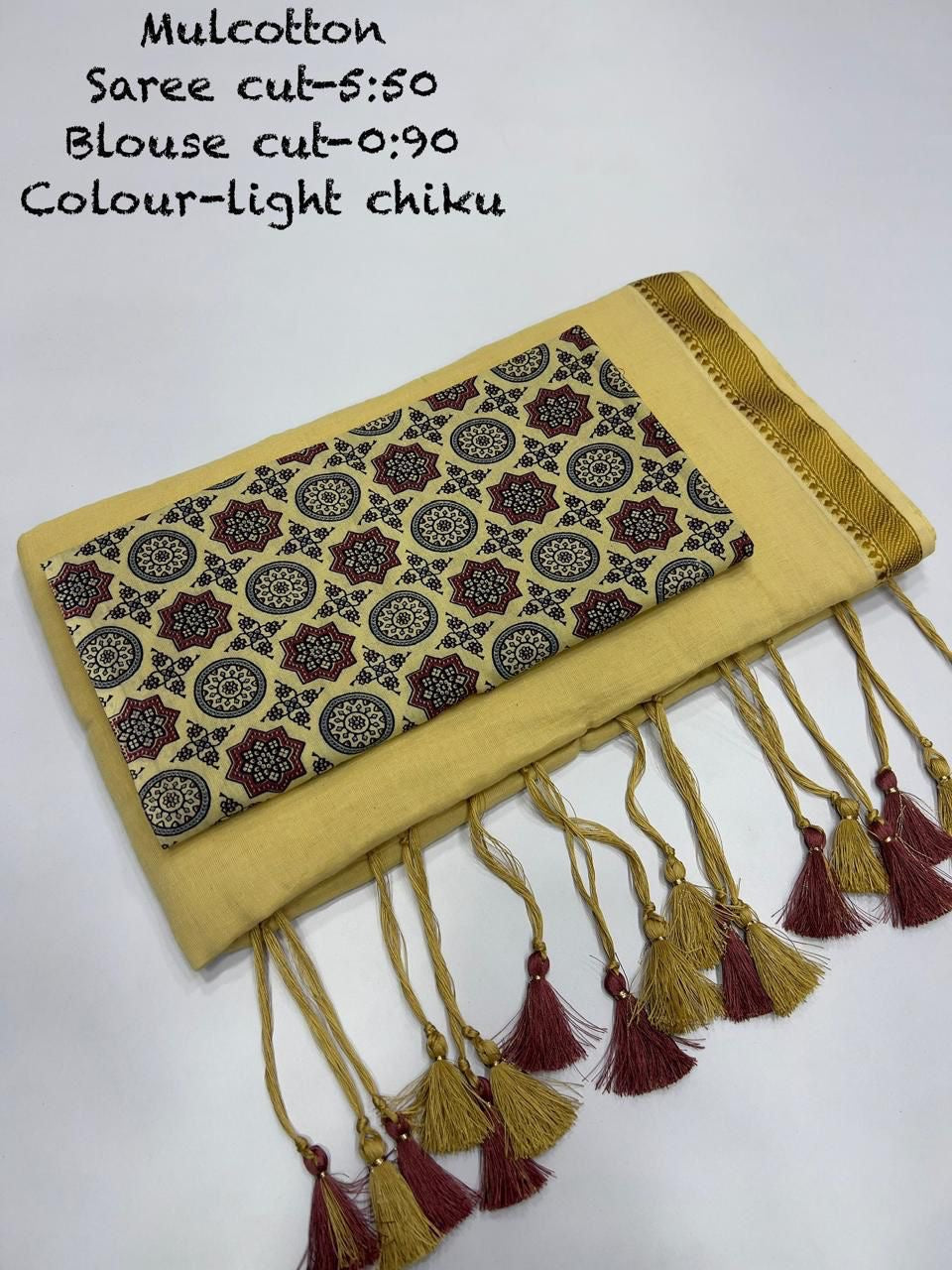 Diwali Special — Mul Cotton Sarees x Tassle Border
