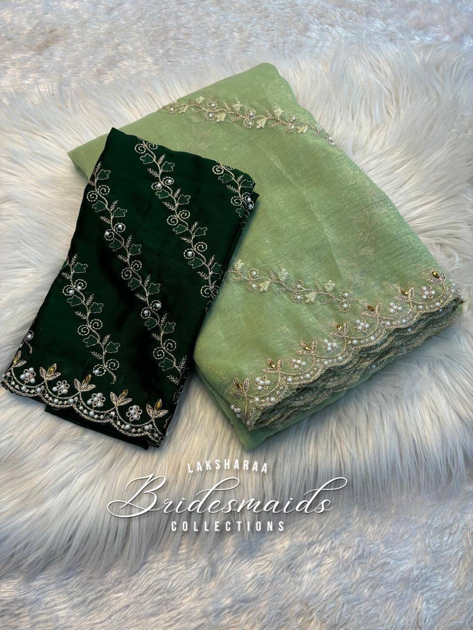 (Copy) Premium Crunchy Chiffon Saree