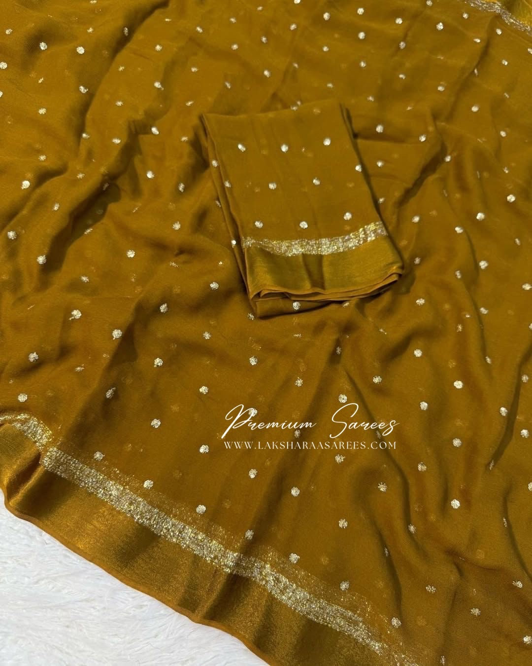 LEYLA - Viscose Georgette Saree