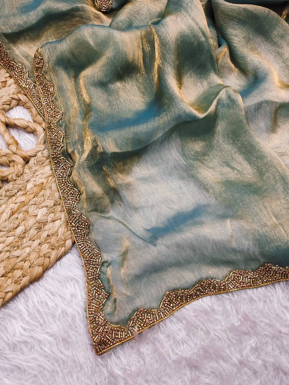 SAYAA - Shimmery Space Silk Dinner Saree