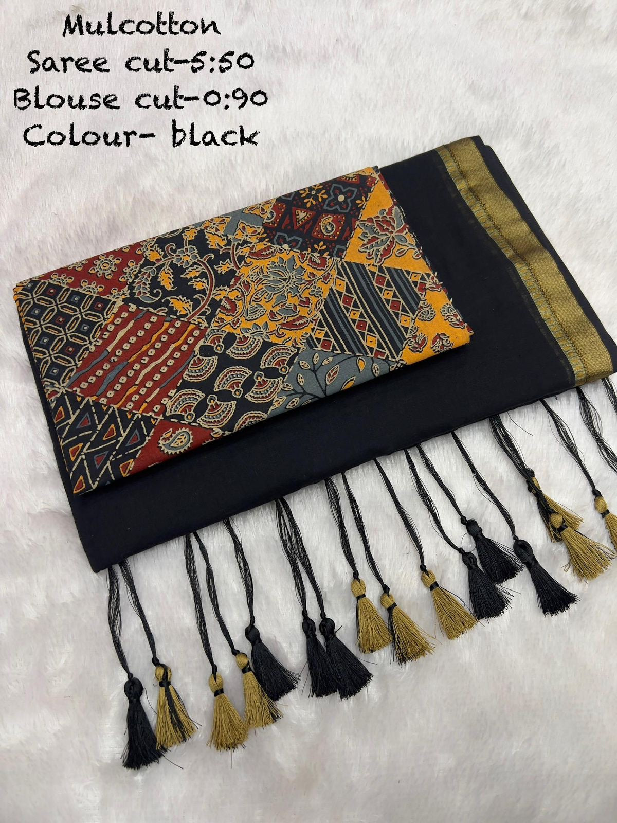 Diwali Special — Mul Cotton Sarees x Tassle Border