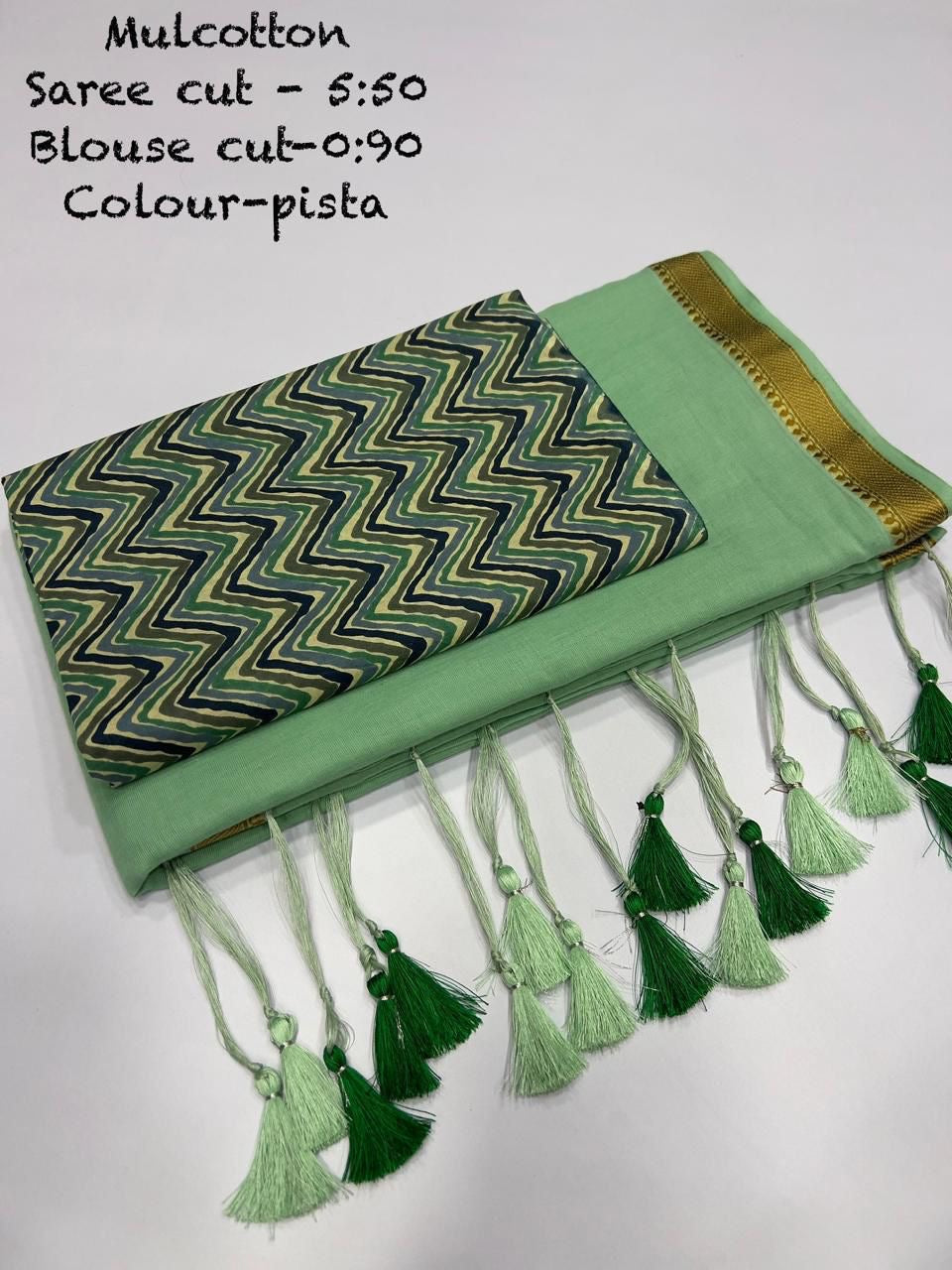 Diwali Special — Mul Cotton Sarees x Tassle Border
