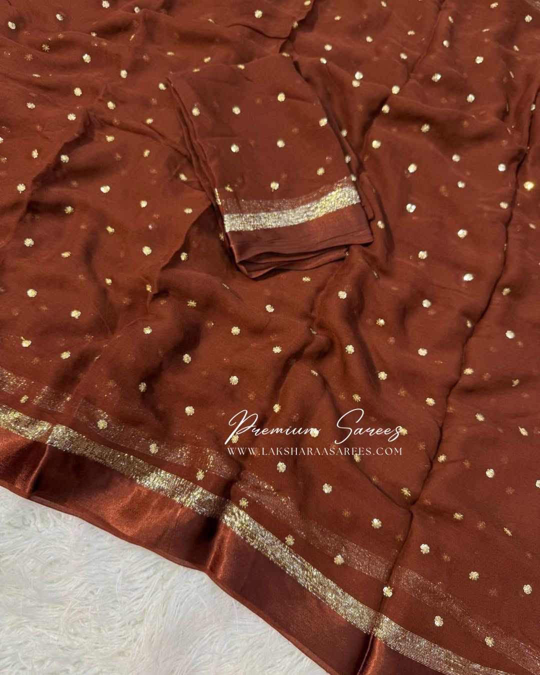 LEYLA - Viscose Georgette Saree
