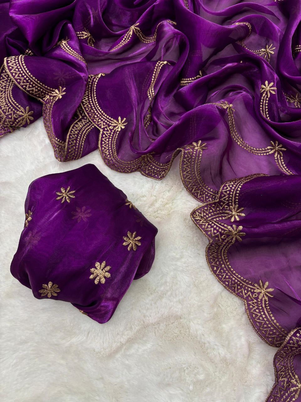 KRITI - Romantic Shimmer Saree