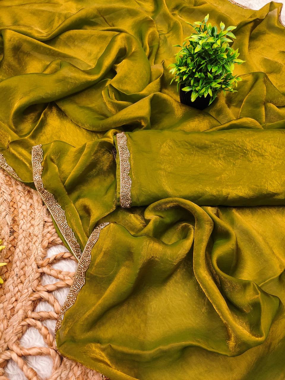 SAYAA - Shimmery Space Silk Dinner Saree