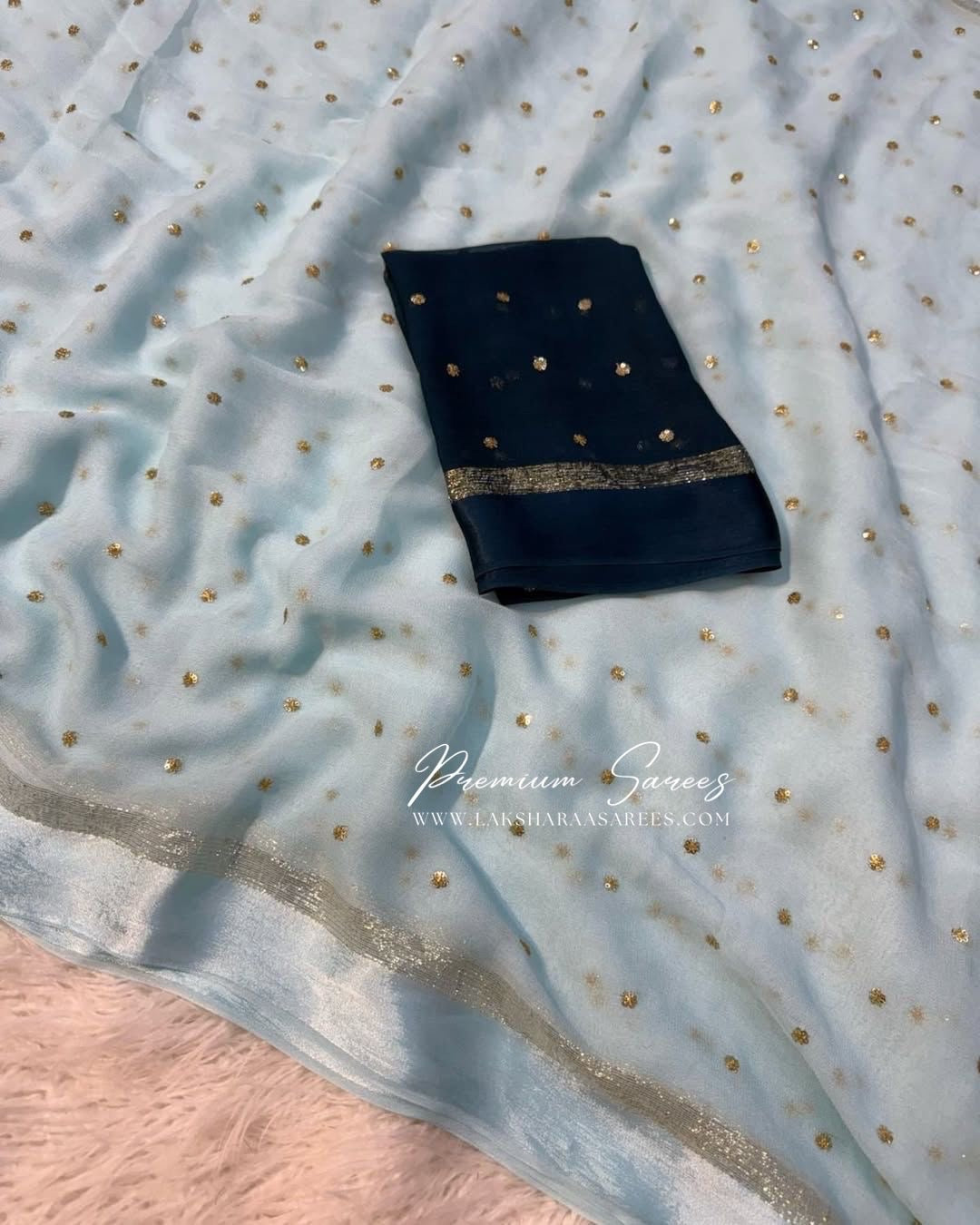 LEYLA - Viscose Georgette Saree