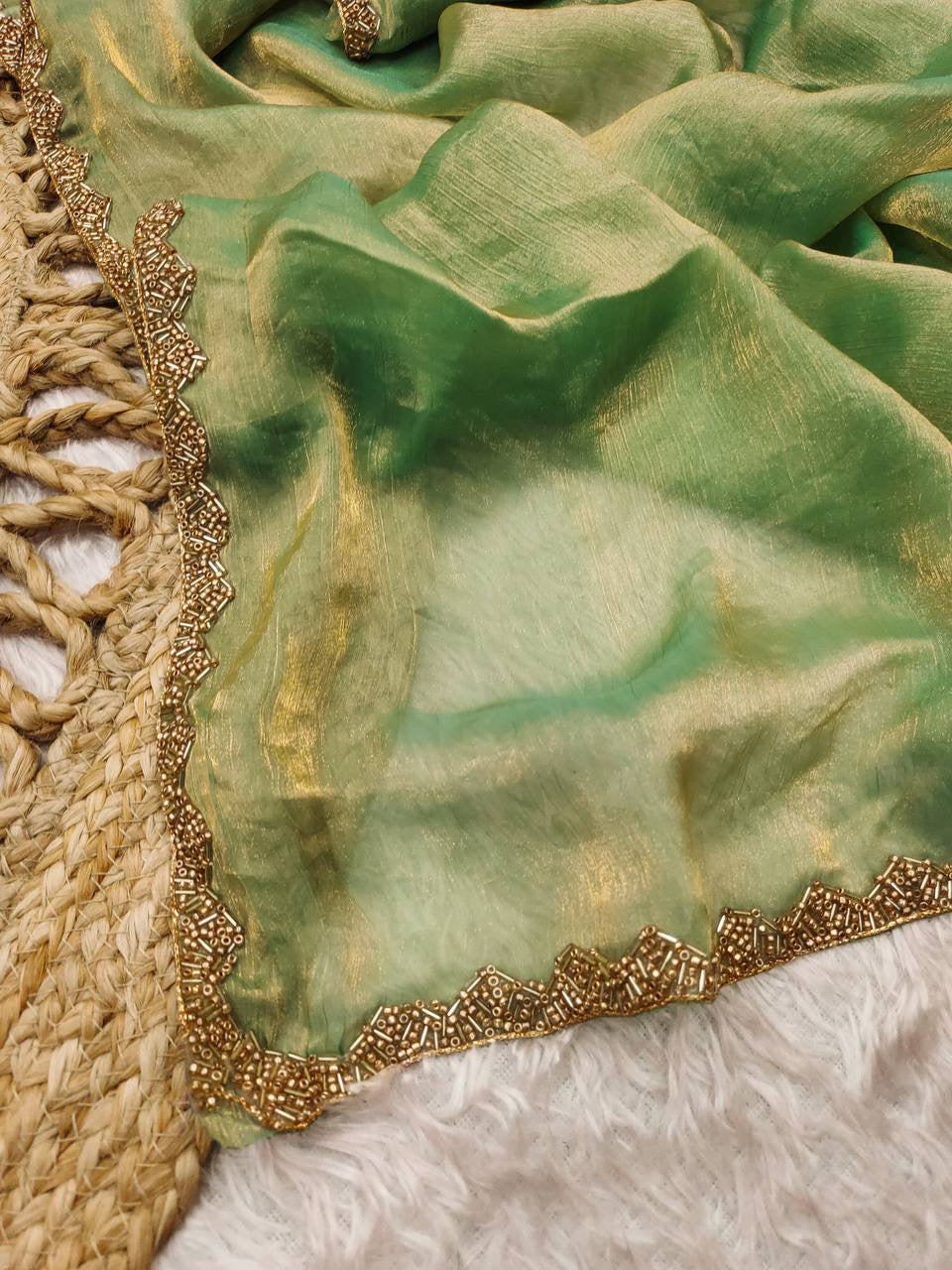 SAYAA - Shimmery Space Silk Dinner Saree