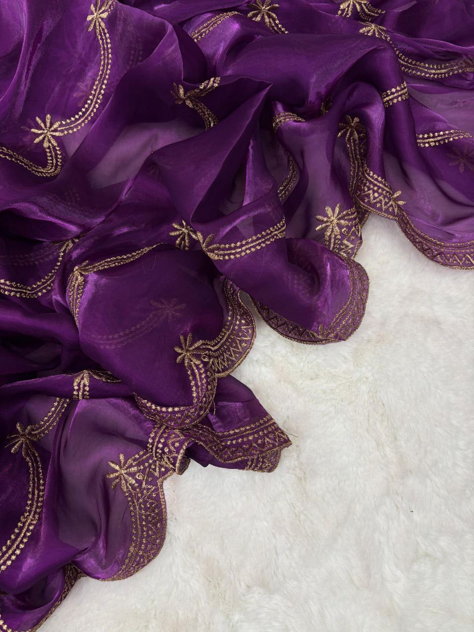 KRITI - Romantic Shimmer Saree