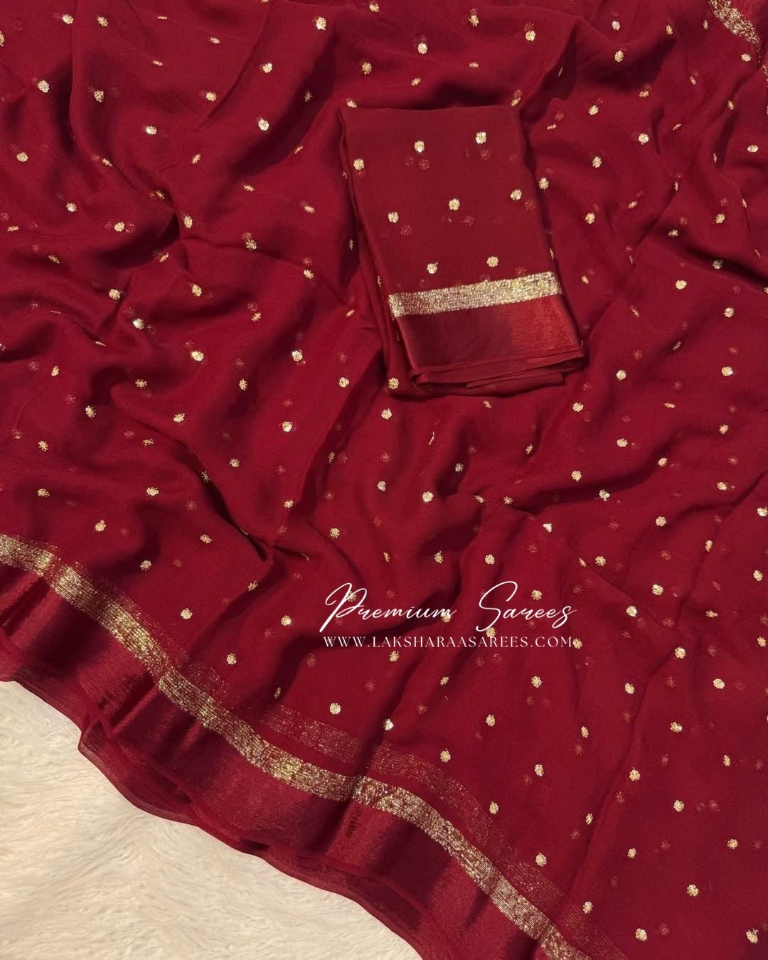 LEYLA - Viscose Georgette Saree