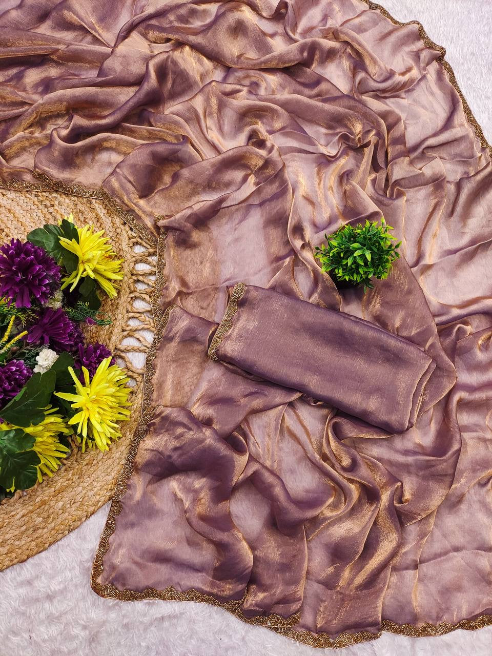 SAYAA - Shimmery Space Silk Dinner Saree