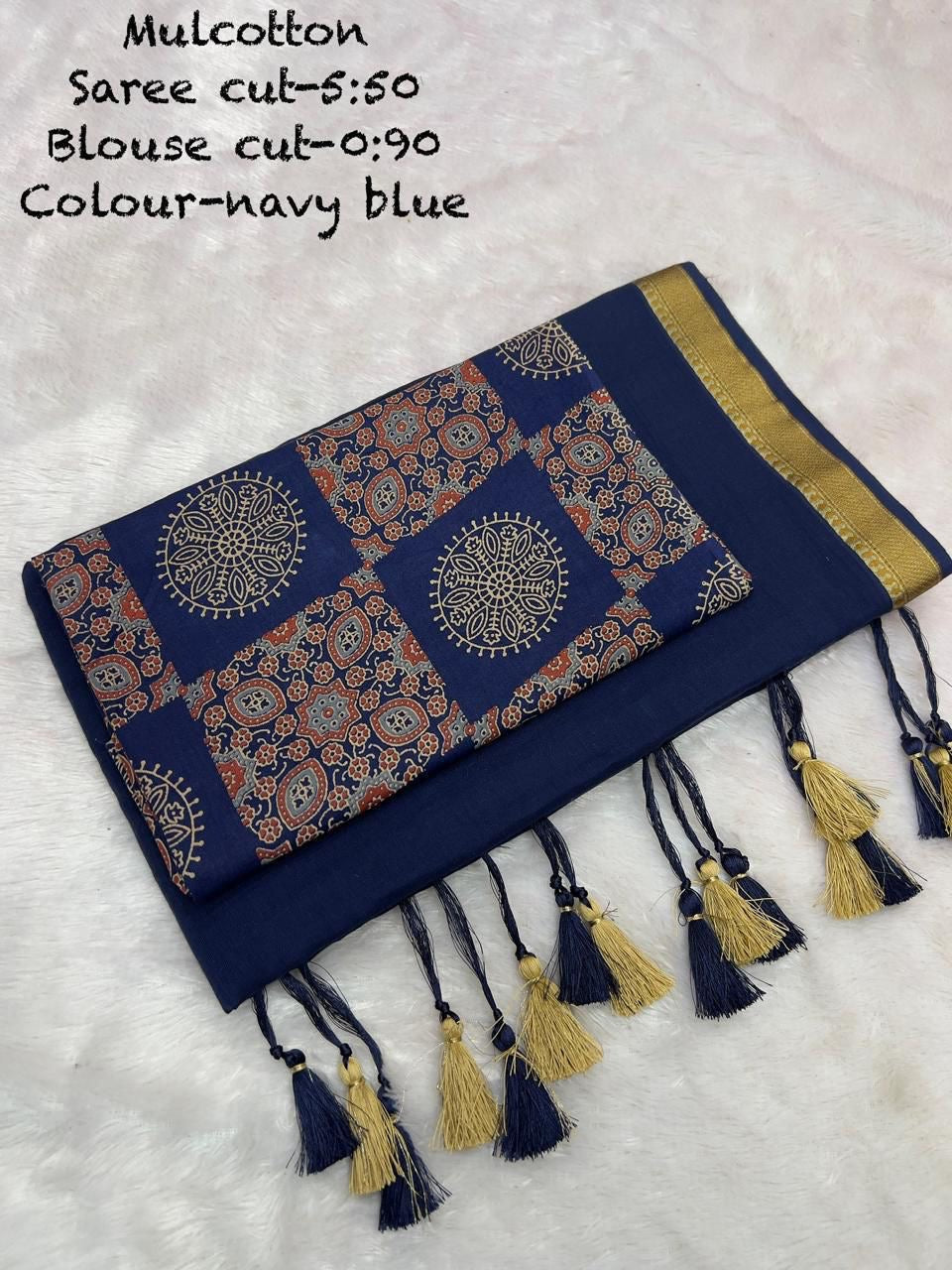 Diwali Special — Mul Cotton Sarees x Tassle Border