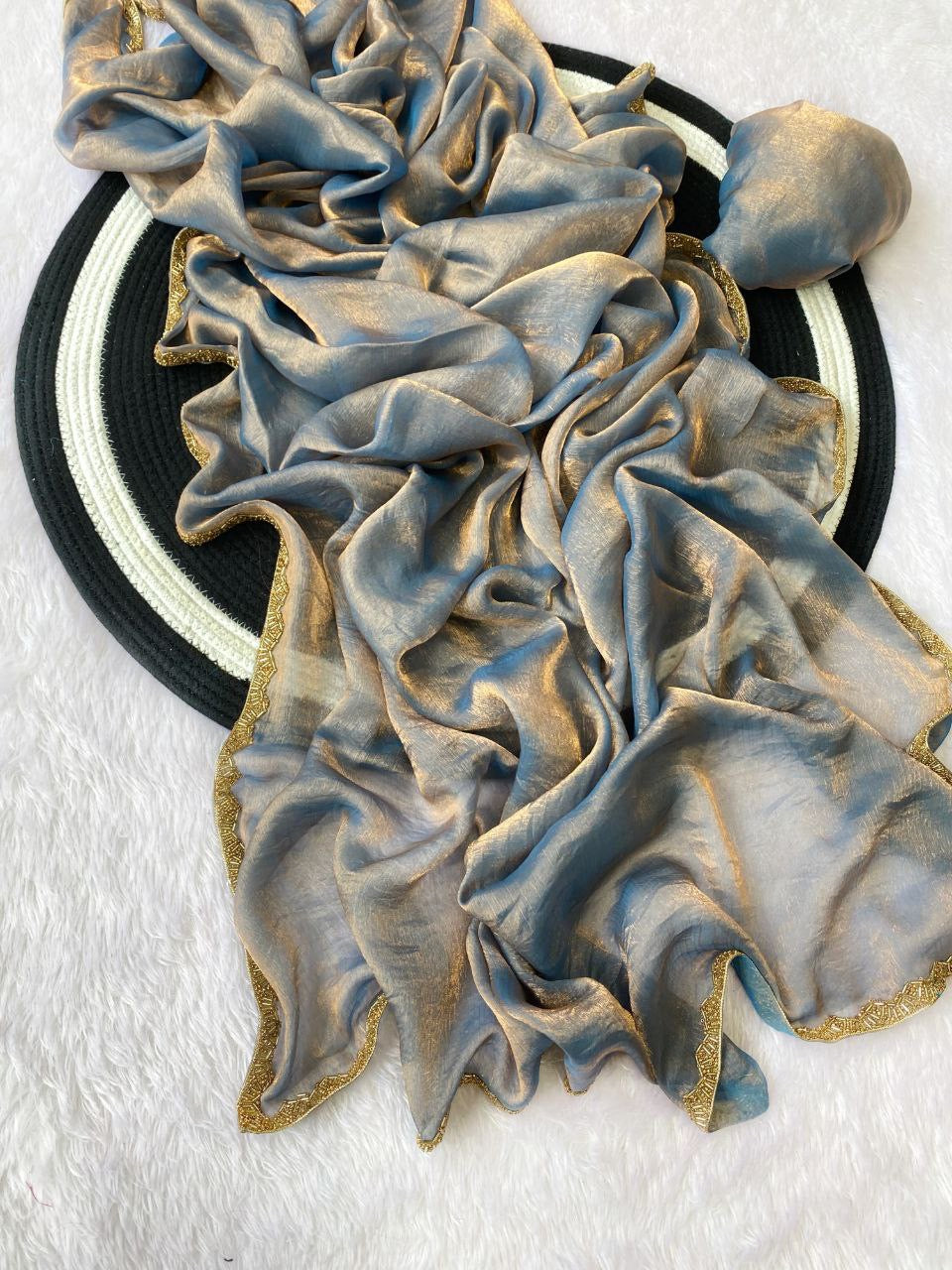 SAYAA - Shimmery Space Silk Dinner Saree