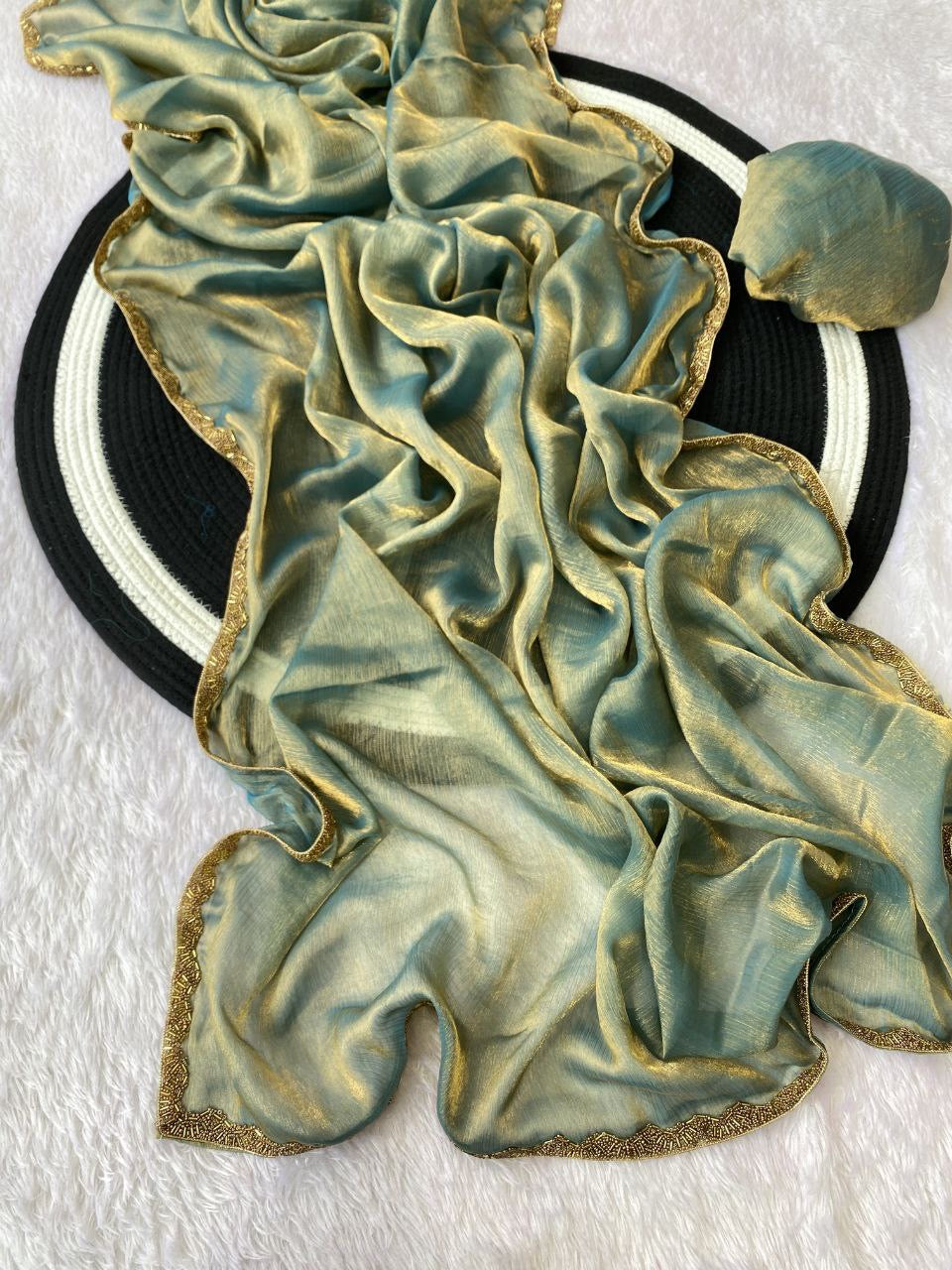 SAYAA - Shimmery Space Silk Dinner Saree