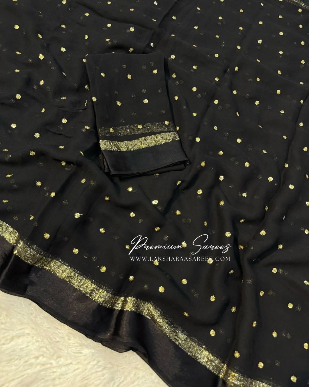 LEYLA - Viscose Georgette Saree