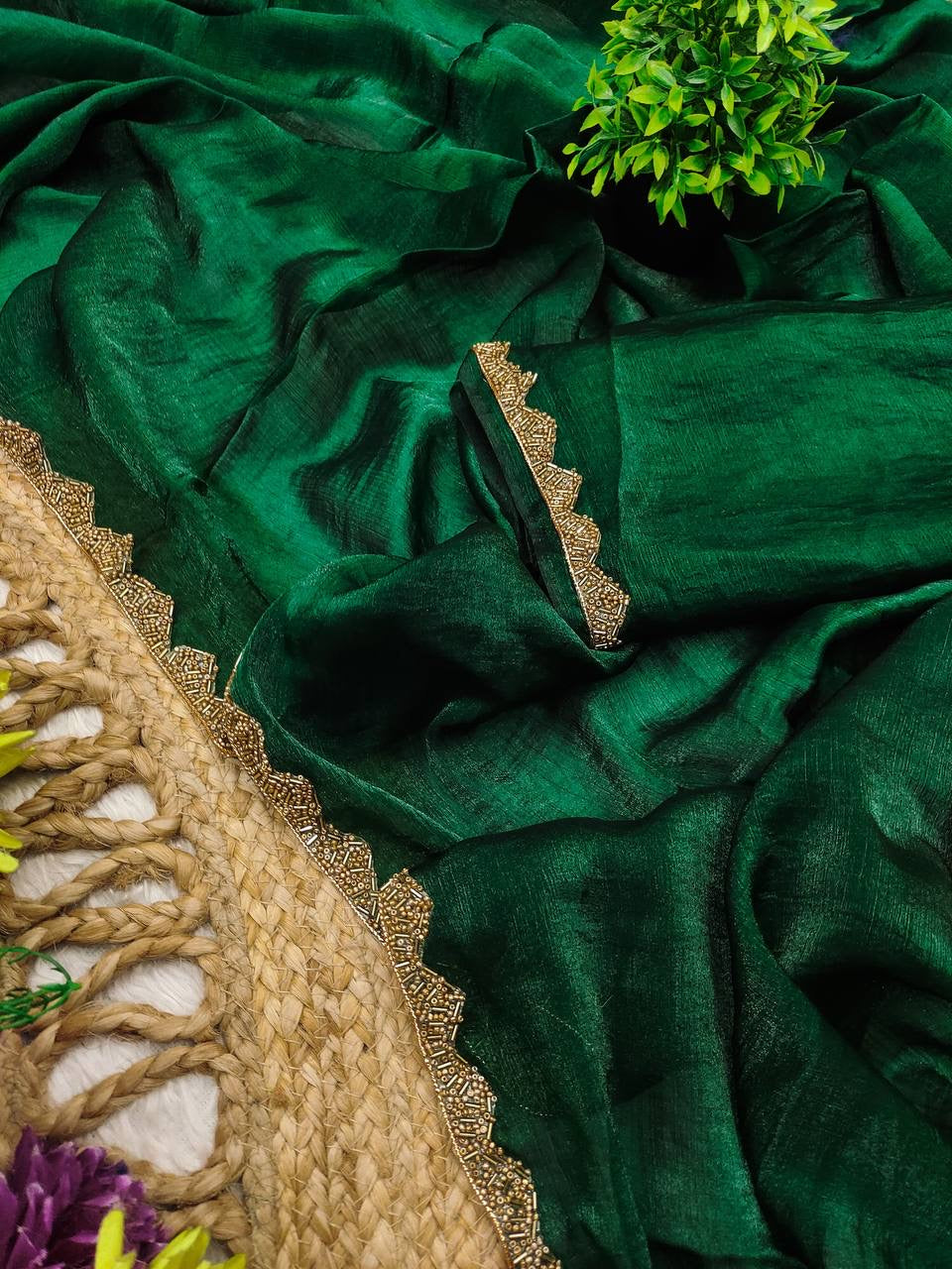 SAYAA - Shimmery Space Silk Dinner Saree