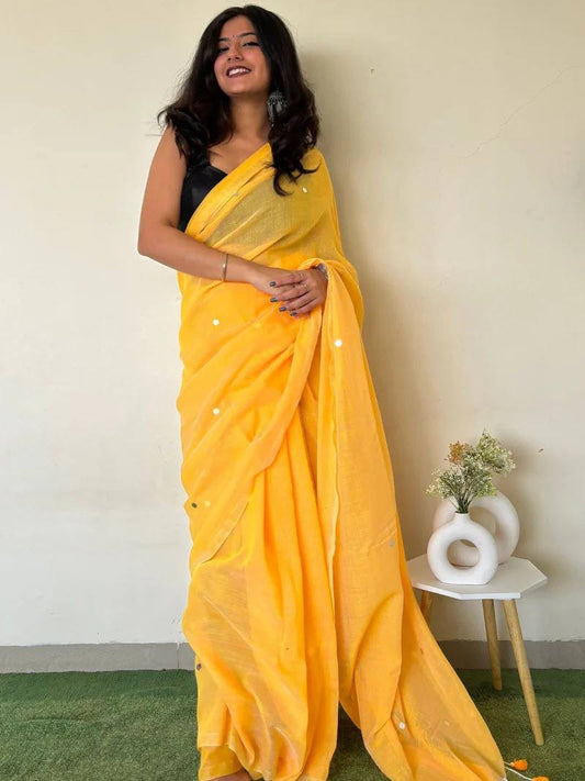 Khadhi Cotton Sarees x Tassel Border