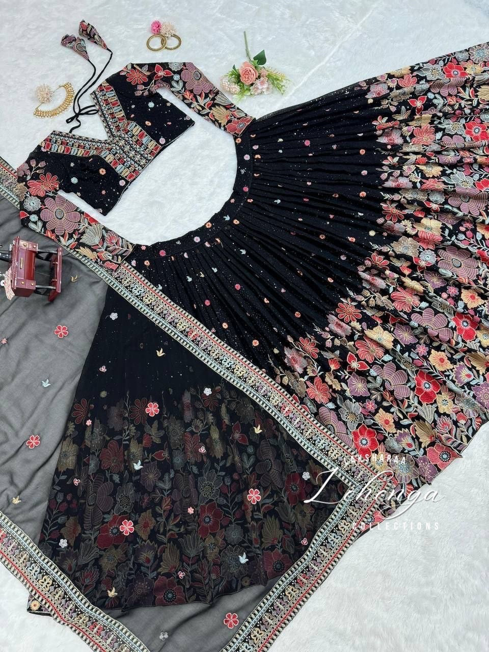 SONIYAA - Premium Floral Lehenga