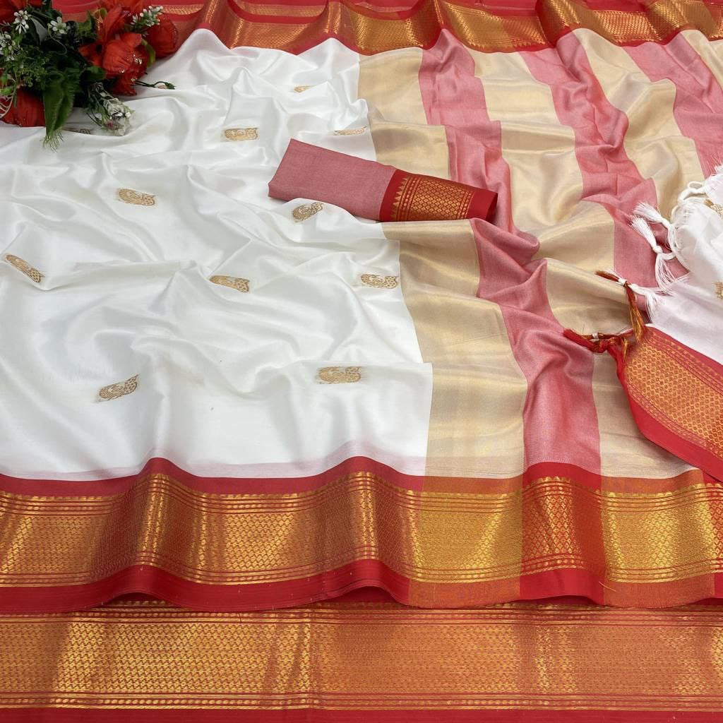 Korvai Cotton Silk Saree - Bridesmaid Special