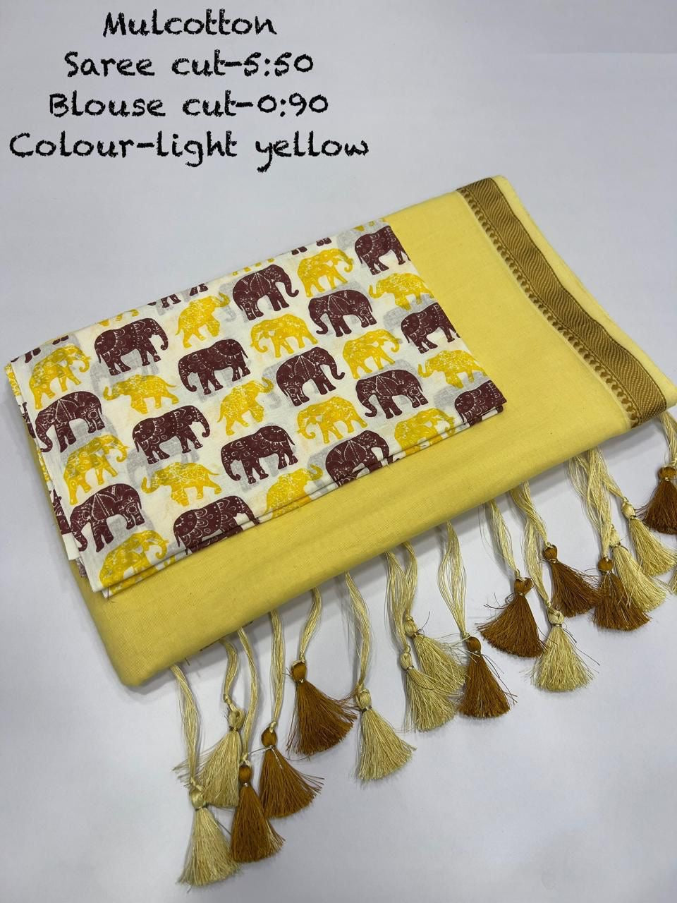 Diwali Special — Mul Cotton Sarees x Tassle Border