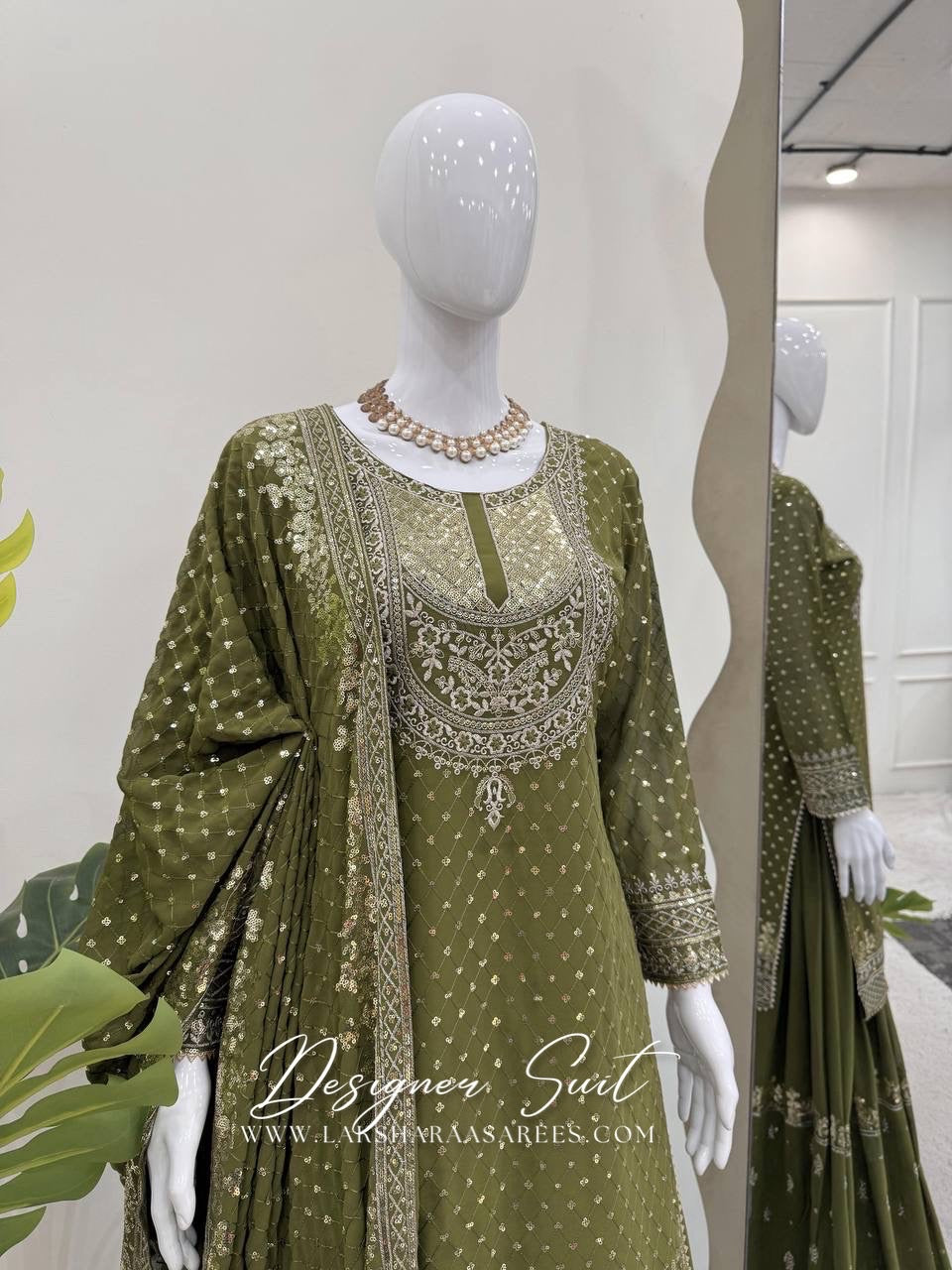 BHAVNIA — Premium Georgette Sharara Suit