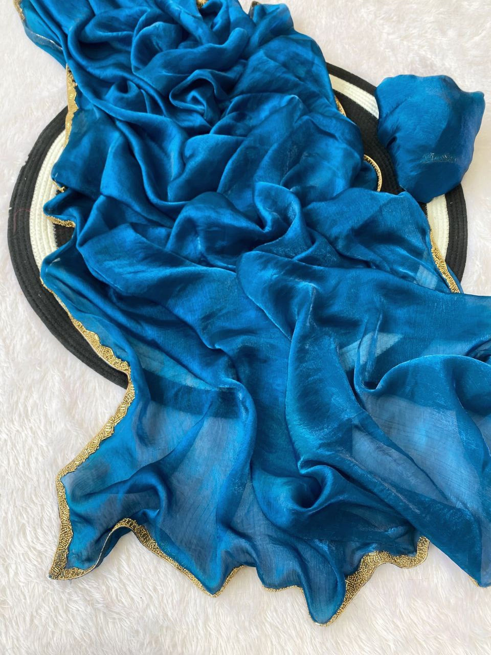 SAYAA - Shimmery Space Silk Dinner Saree