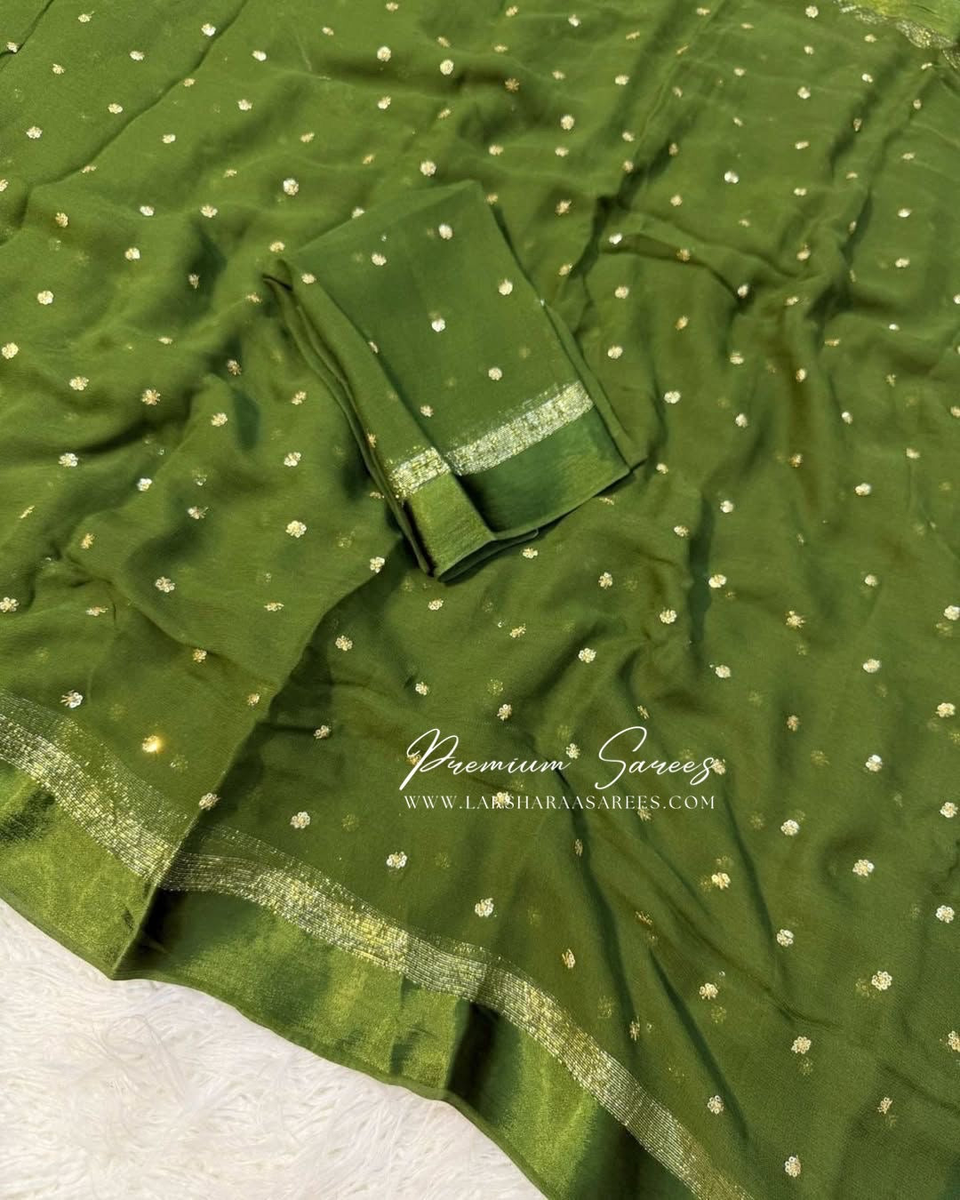 LEYLA - Viscose Georgette Saree