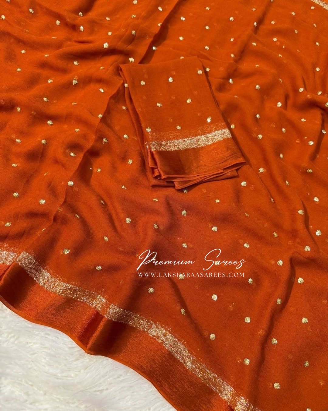 LEYLA - Viscose Georgette Saree
