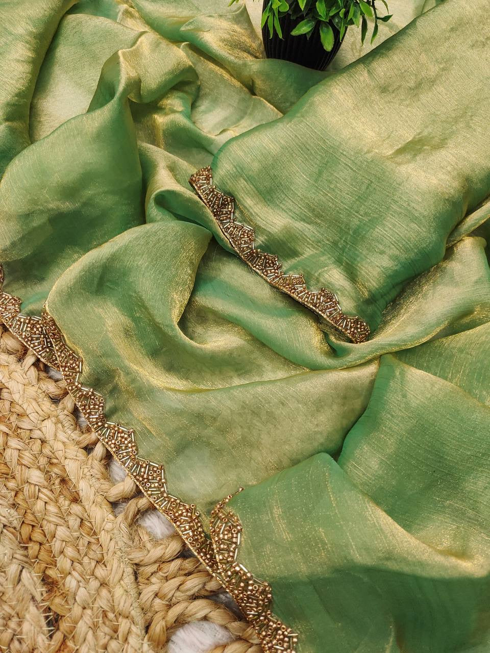 SAYAA - Shimmery Space Silk Dinner Saree