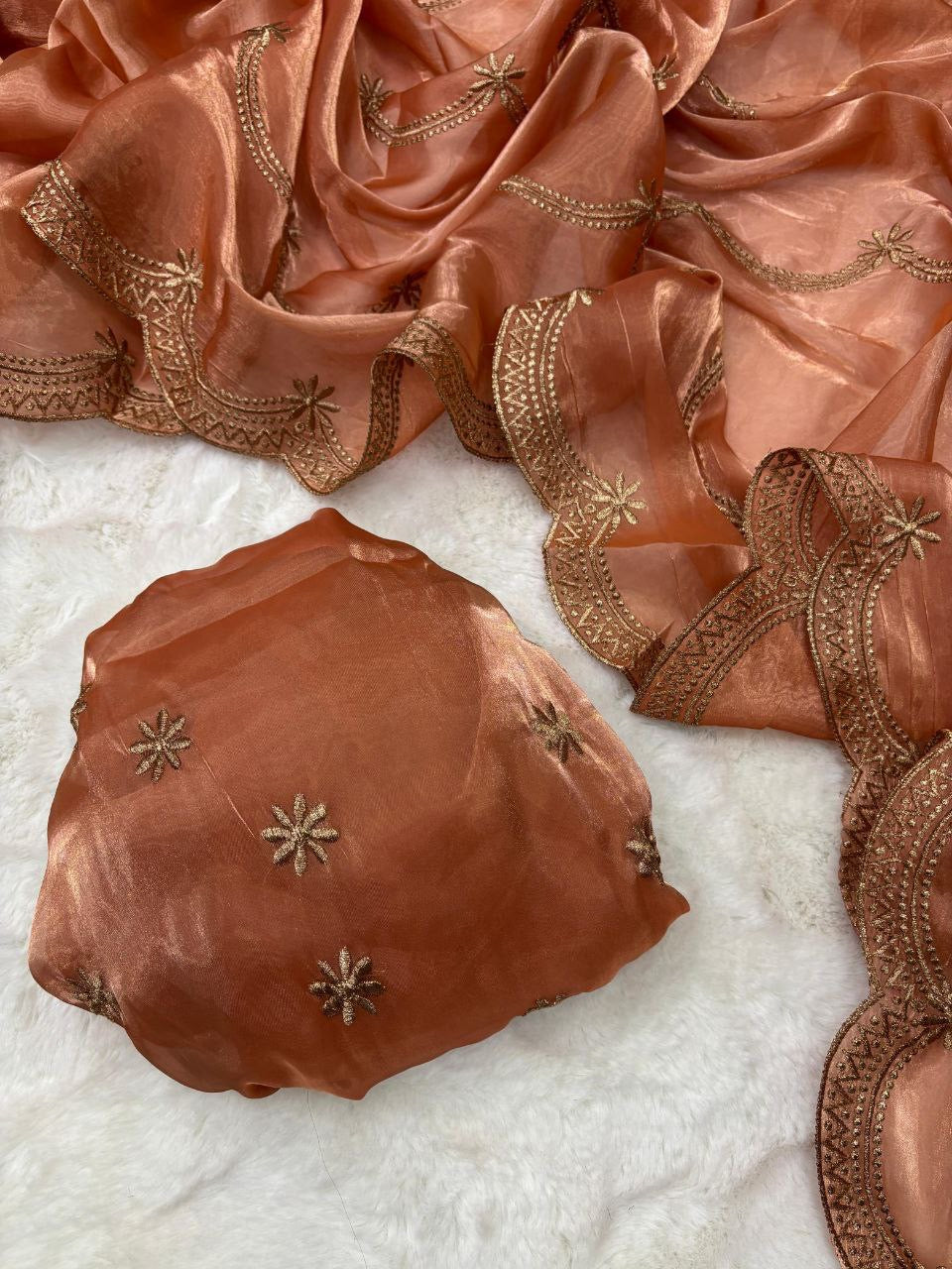 KRITI - Romantic Shimmer Saree