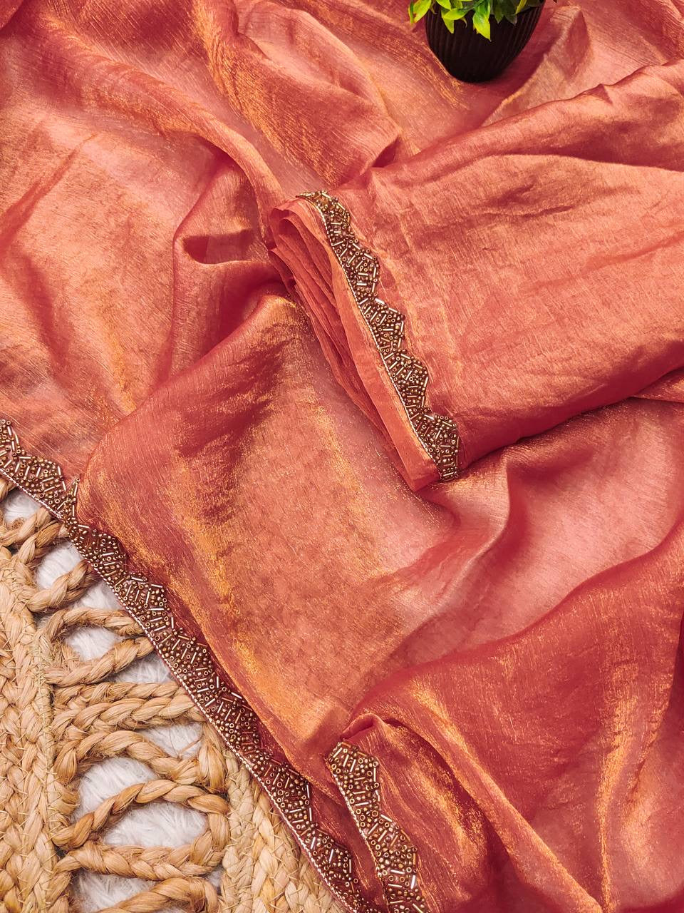 SAYAA - Shimmery Space Silk Dinner Saree