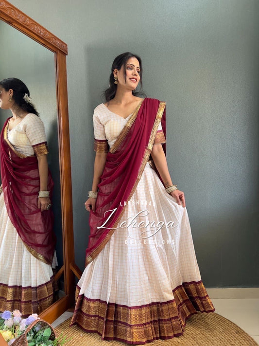 YAMUNA - Cotton Silk Half Sarees