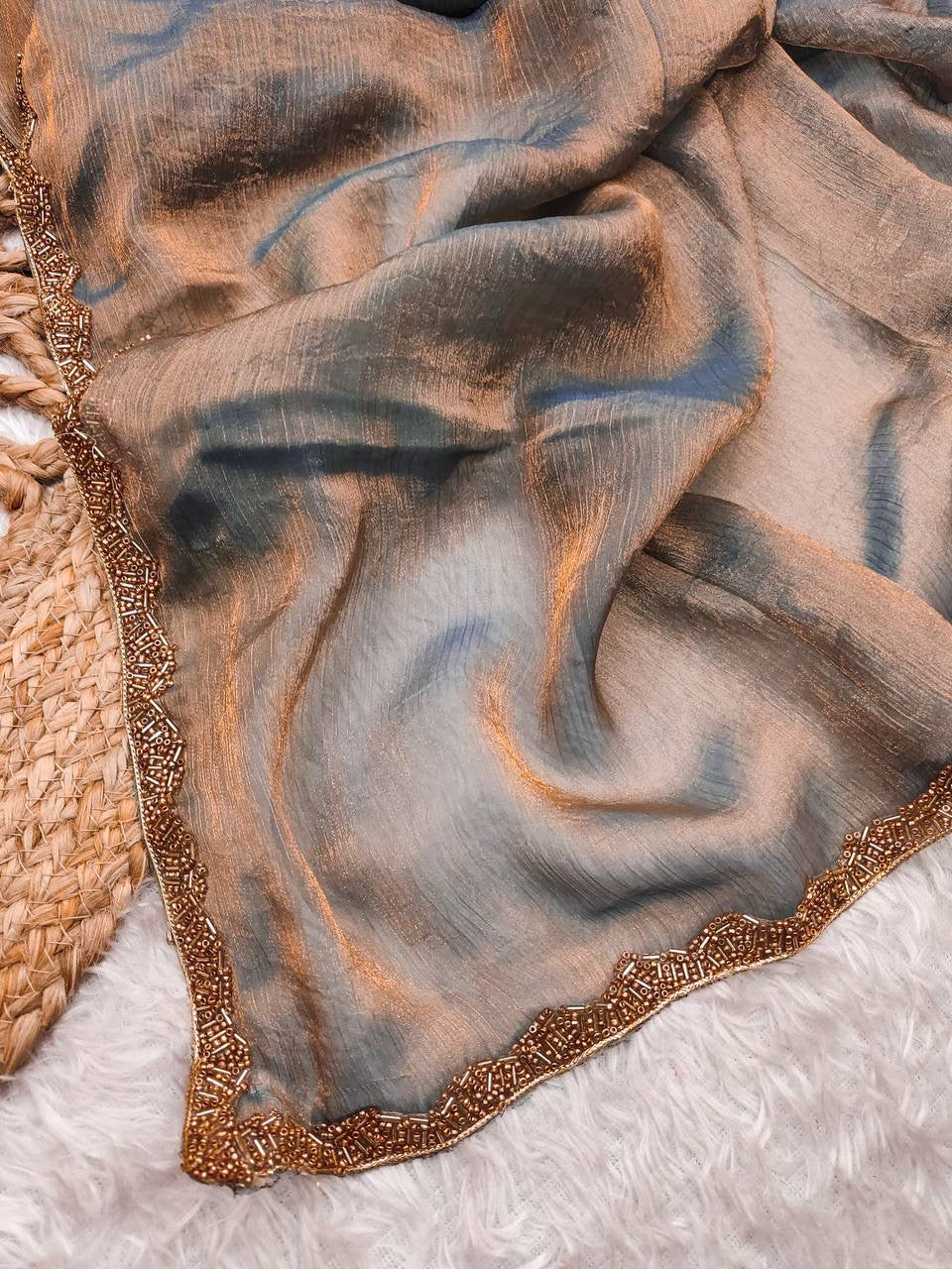 SAYAA - Shimmery Space Silk Dinner Saree