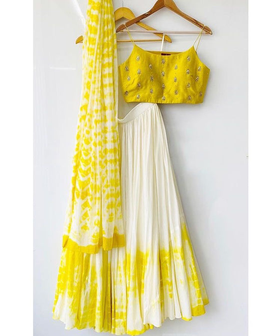 HALDI Special Georgette Lehenga