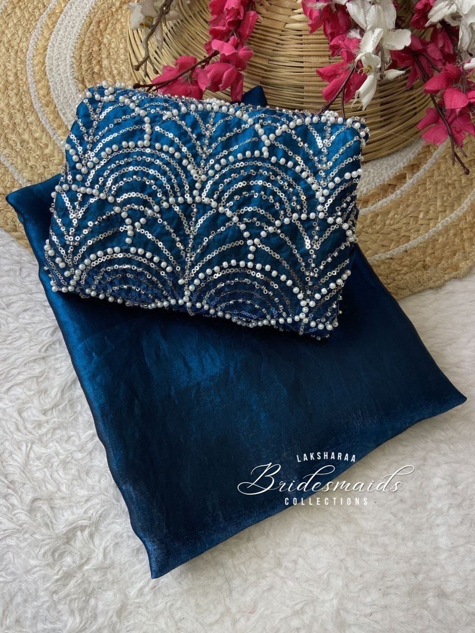 CALISTA - Bridesmaids Special Shimmer Saree