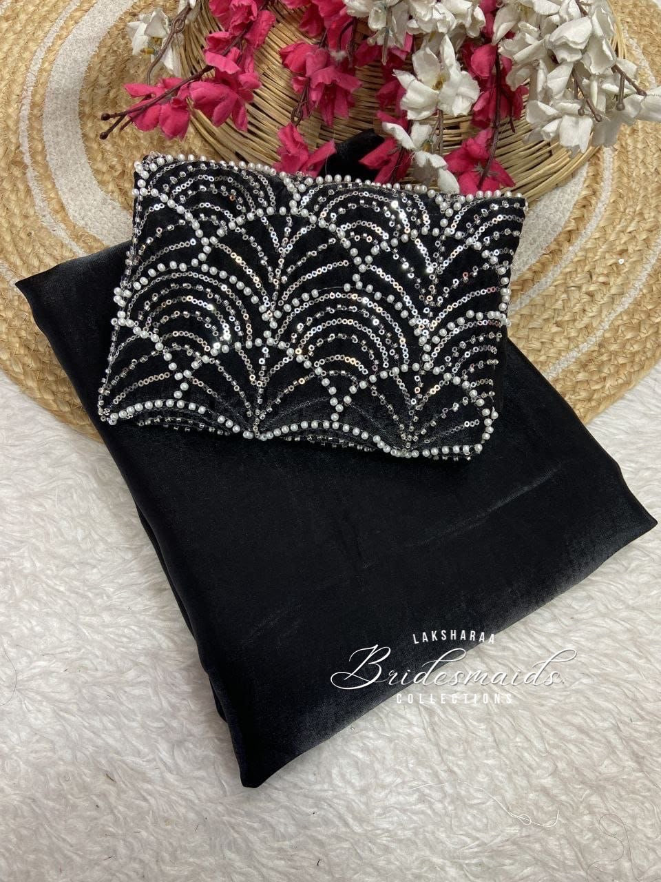 CALISTA - Bridesmaids Special Shimmer Saree