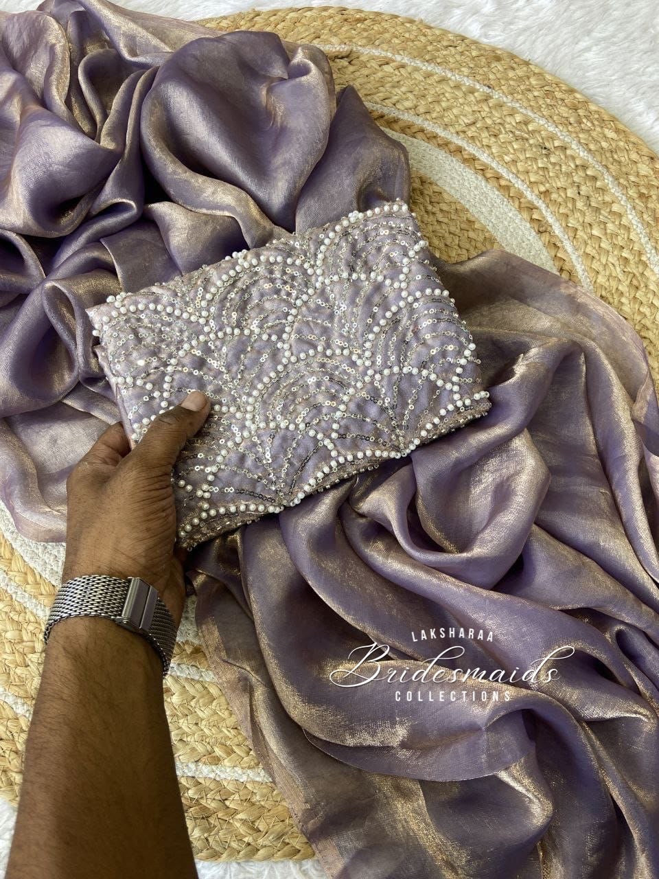 CALISTA - Bridesmaids Special Shimmer Saree