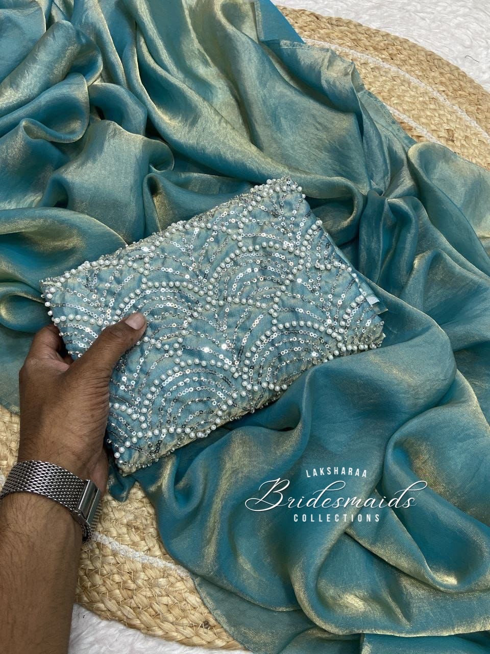 CALISTA - Bridesmaids Special Shimmer Saree