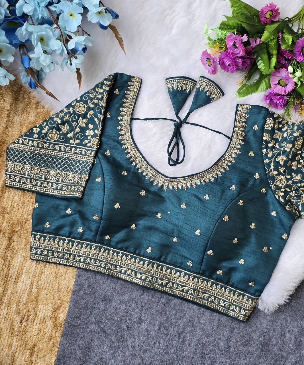 SAHI — Readymade Silk Bridal Saree Blouses