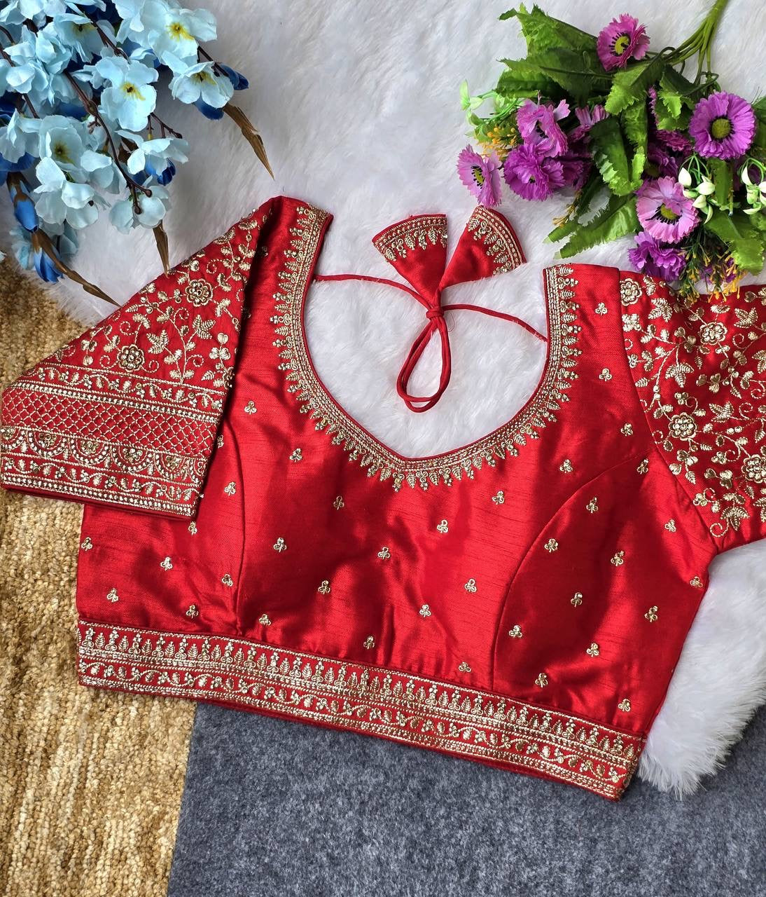 SAHI — Readymade Silk Bridal Saree Blouses