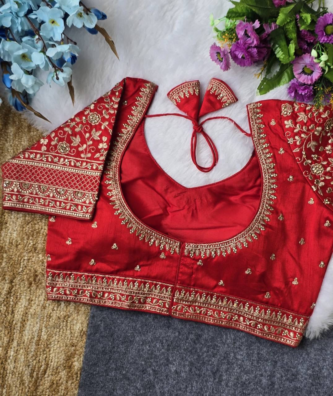 SAHI — Readymade Silk Bridal Saree Blouses