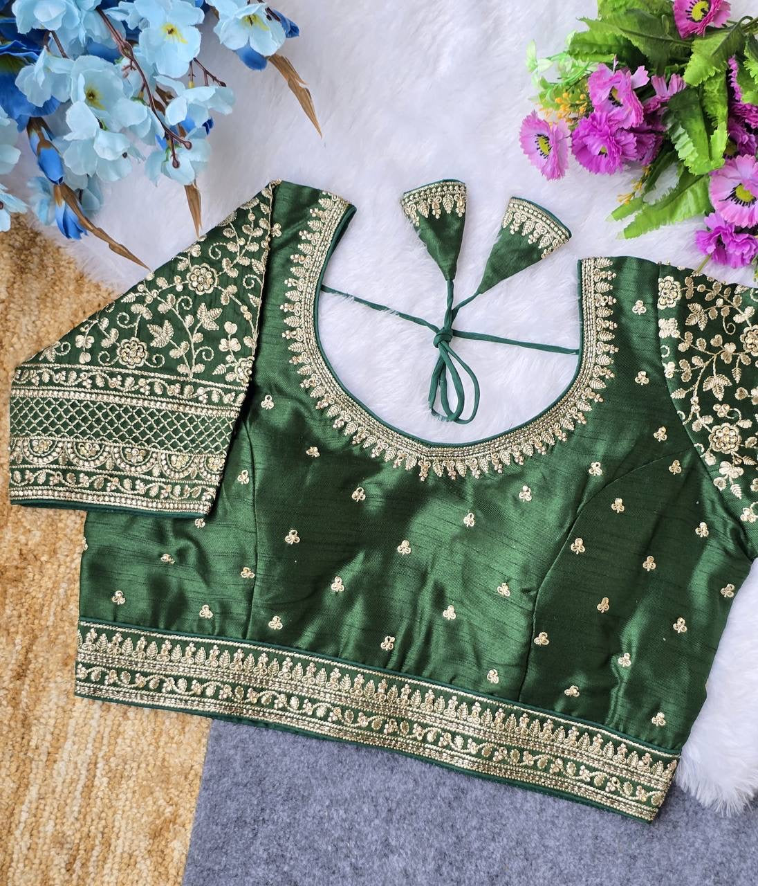 SAHI — Readymade Silk Bridal Saree Blouses