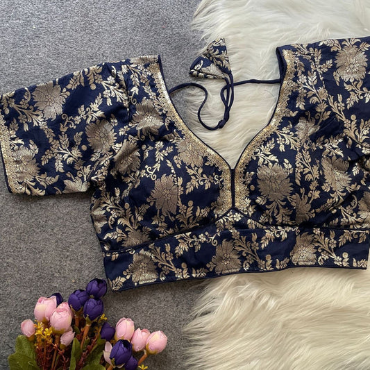 ASHWINI — Dola Silk Readymade Blouse