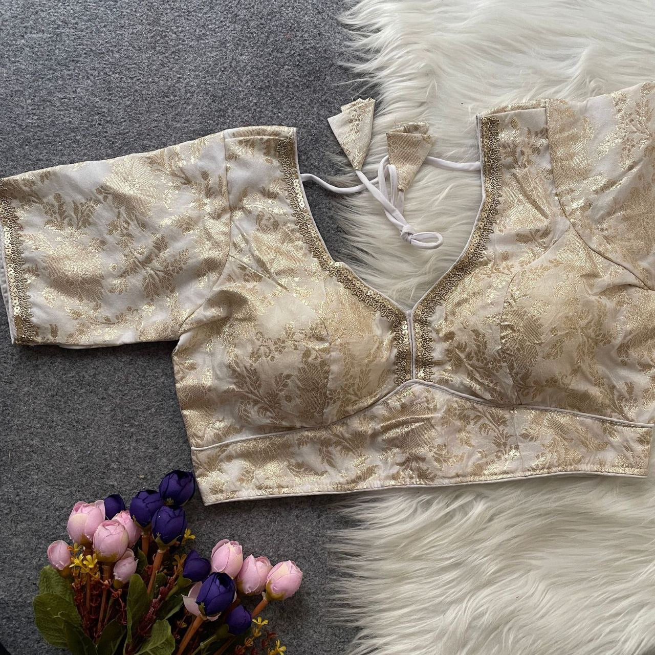 ASHWINI — Dola Silk Readymade Blouse