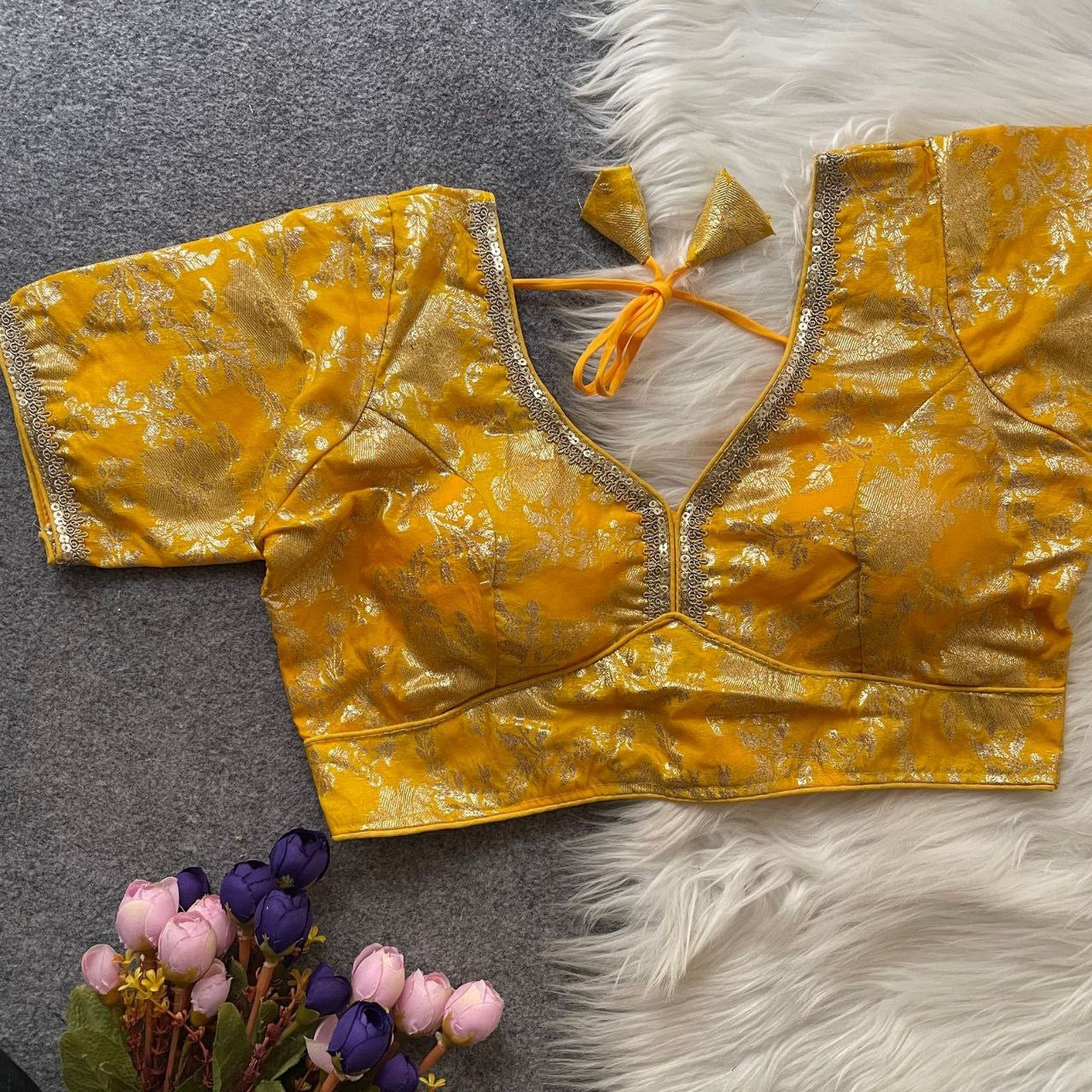 ASHWINI — Dola Silk Readymade Blouse