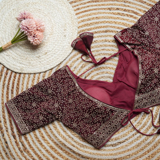 SIMMI — Silk Readymade Blouse