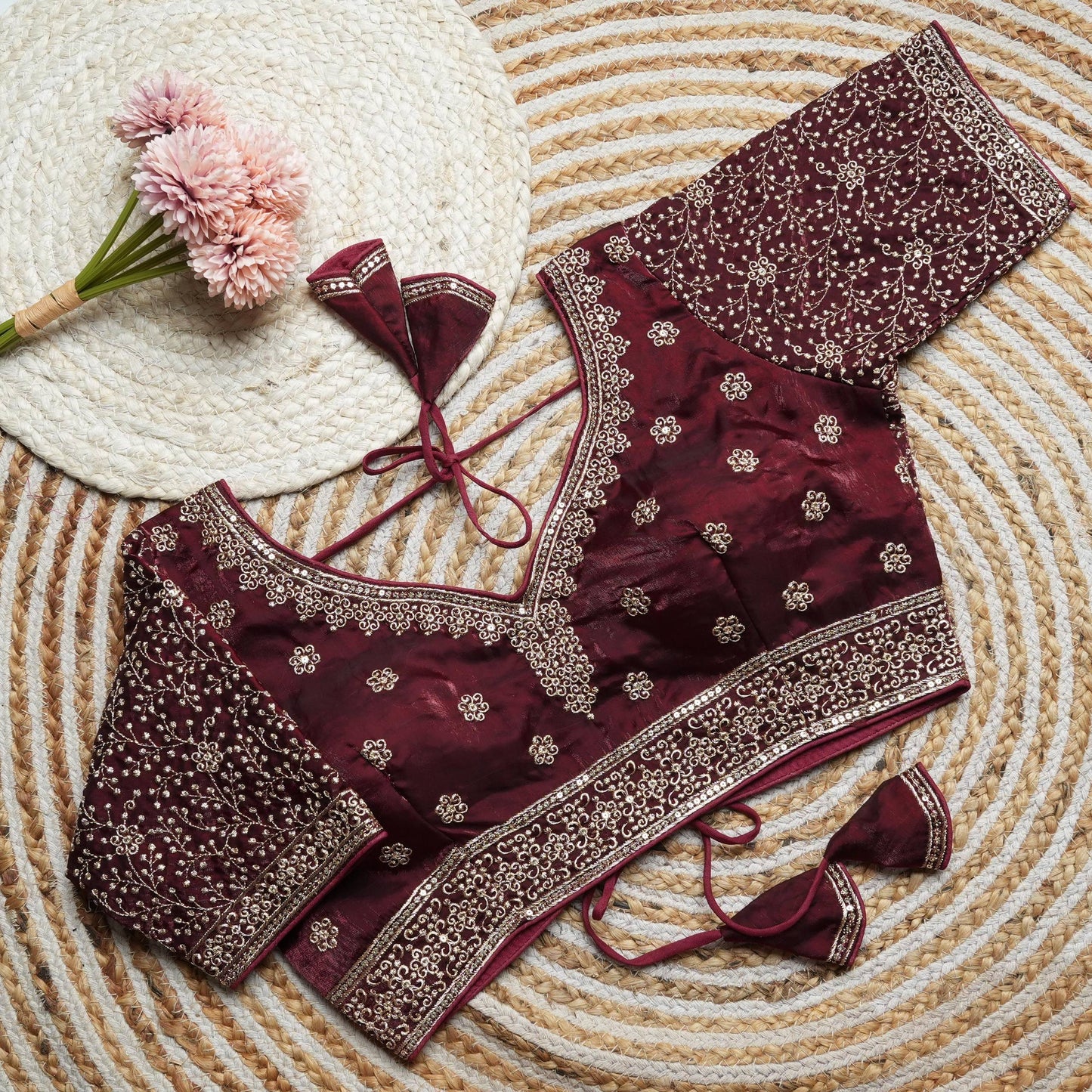 SIMMI — Silk Readymade Blouse