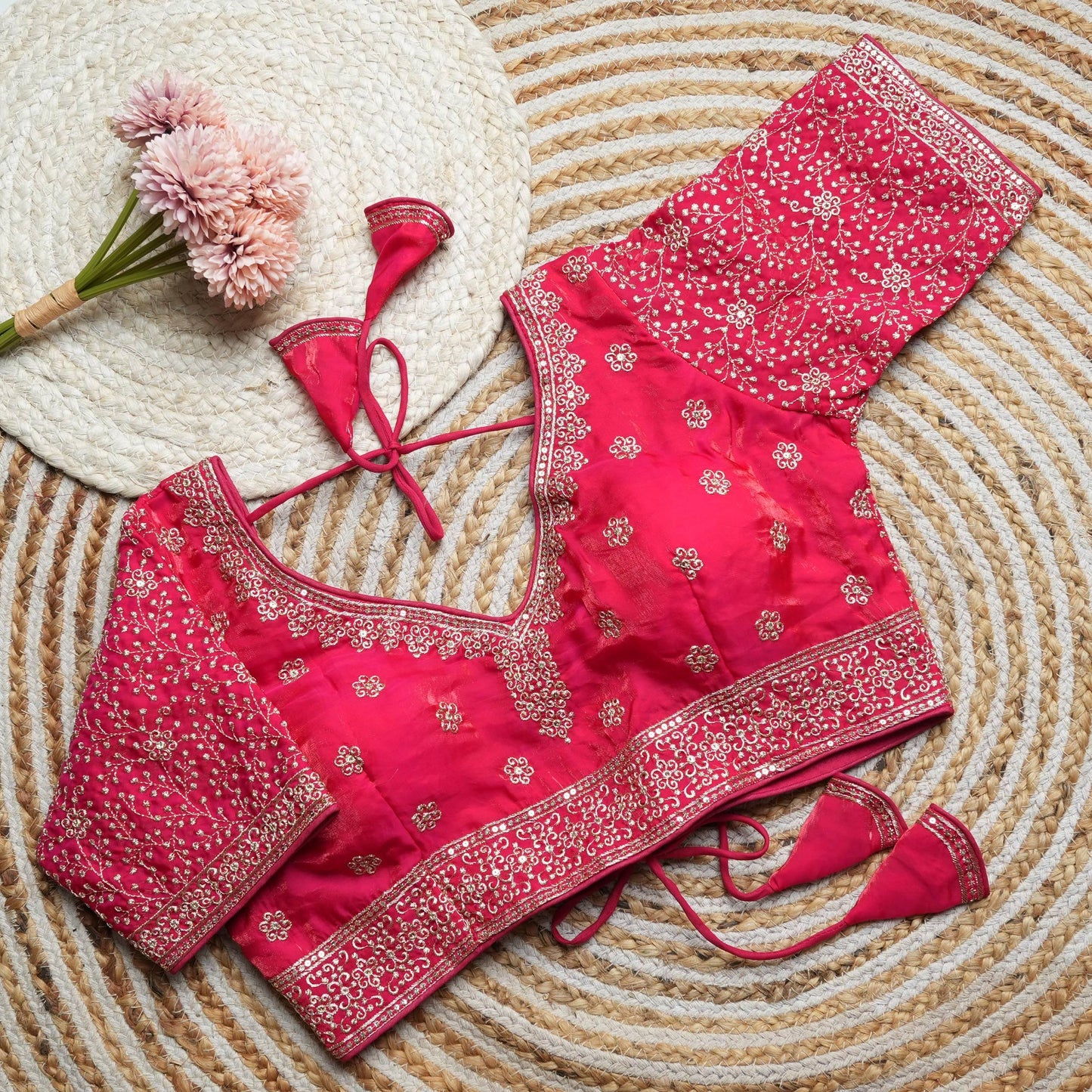 SIMMI — Silk Readymade Blouse