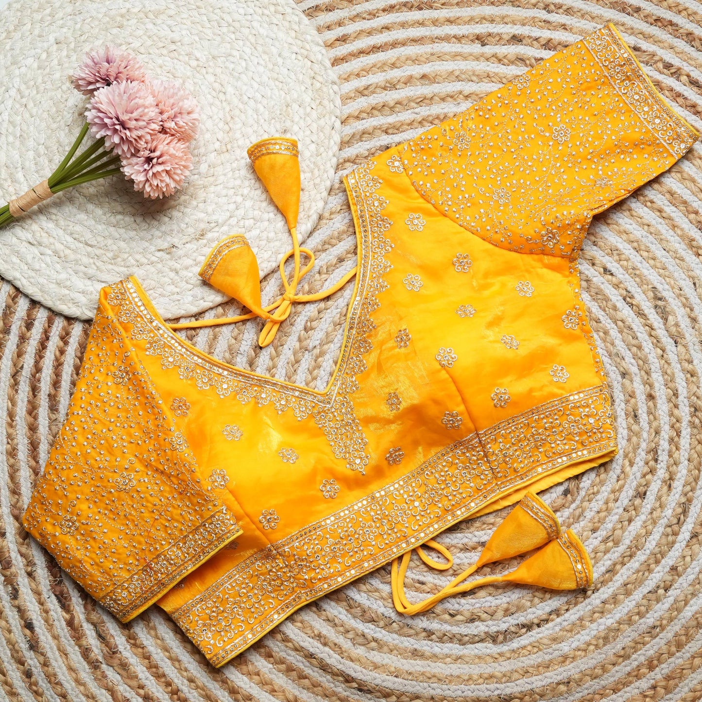 SIMMI — Silk Readymade Blouse
