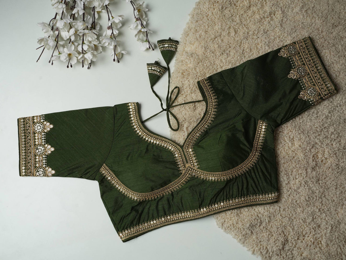 KIMI — Soft Silk Readymade blouse