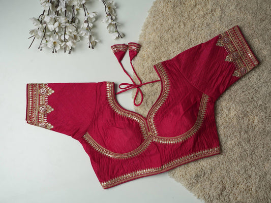 KIMI — Soft Silk Readymade blouse